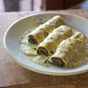 Canelones de Verduras - 1 porción individual ( 2rollitos)