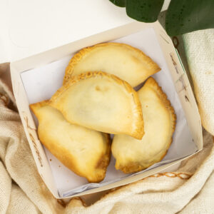 Empanada de proteína vegetal sin huevo