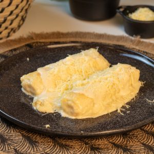 Canelones de Choclo - 1 porción individual ( 2rollitos) con salsa blanca